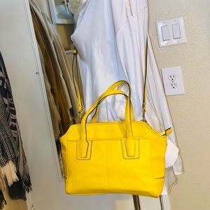 Coach Yellow Handbag